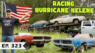 Racing Hurricane Helene for 3 B-Body Dodge Chargers!!