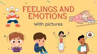 Feelings and Emotions vocabulary in 4 minutes with pictures #vocabulary