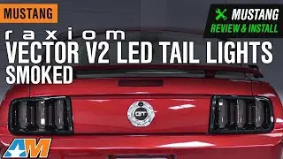2005-2009 Mustang Raxiom Vector V2 LED Tail Lights; Smoked Review & Install