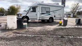 Maggie Mae finally gets a bath from NB to CA, AZ, PEI dirt she’s a dirty girl