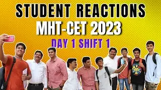 Student Reactions at MHT-CET Exam Center | Dinesh Sir