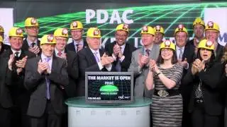 Prospectors & Developers Association of Canada (PDAC) opens Toronto Stock Exchange, March 3, 2015