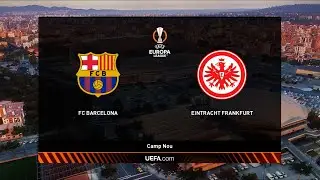 Barcelona vs Eintracht Frankfurt | Camp Nou | 2021-22 UEFA Europa League | PES 2021