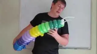 Гусеница из шаров для моделирования (ШДМ)