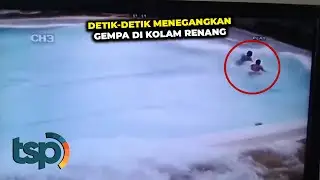 Ngeri! Lagi Asik Berenang Malah Gempa, Inilah yang Terjadi...