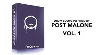 Post Malone Drum Kit Vol. 1 Inspired by hit songs from Post Malone
