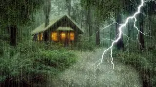 HEAVY RAIN AND THUNDER SOUNDS - DEEP SLEEP | Thunderstorm for Sleeping - Rain Sound Comfort #2