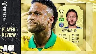 FIFA 20 NEYMAR REVIEW | 92 NEYMAR PLAYER REVIEW | FIFA 20 Ultimate Team