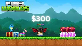 I Spent 300,000 Byte Coins on EVERY Gacha item in Pixel Worlds