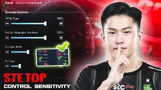 Falcons TOP Sensitivity Code/ Ste Top New 3.2 Update Control Code | Top Sensitivity in PUBG & BGMI