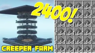 CREEPER FARM for Minecraft Java!! No Cats!!!