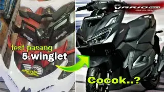VARIO 160 TERBARU 2022 | Test Pasang 5 Jenis Winglet ke Vario 160