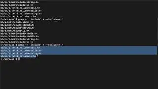 Linux: Advanced grep options