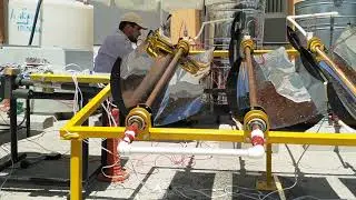 DIY güneş ocağı solar dish micro csp system