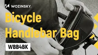 Small Handlebar Bag with Smartphone Case 0.9L - Wozinsky WBB4BK. Check!