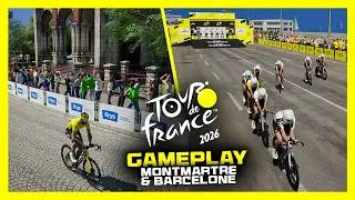 TOUR DE FRANCE 2026 - MONTMARTRE & BARCELONE GAMEPLAY FR