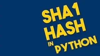 SHA1 Hash in Python