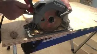 How to: Cut Top Layer of Material without Harming 2nd Bottom Layer with Circular Saw