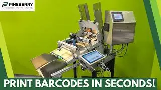 Friction Feeder printing barcodes with Dotjet printer - Pineberry SF12 Feeder