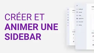 Comment créer et animer une sidebar (menu latéral) dans Adobe XD ?