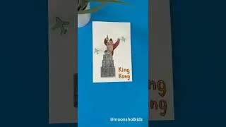 DIY “King Kong” interactive card. Easy and fun paper electronics project for beginners #craft