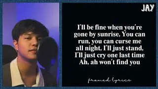 Jay Garche - Ghost | ซ่อน (ไม่) หา Jeff Satur | English Cover Lyrics (Framed)