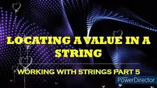 Locating a Value in a String in Python - Working with Strings Part 5