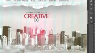 PhotoshopTutorial How To Make A Single Page Web Design In Photoshop