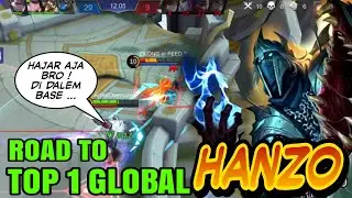 ROAD TO TOP 1 GLOBAL HANZO - MOBILE LEGENDS INDONESIA
