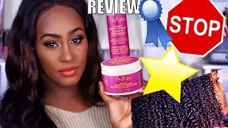 Shea Moisture SuperFruit Multi Vitamin Leave In & Frizz Taming Smoothie Review/Demo | Shlinda1
