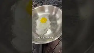 Crispy egg on rice