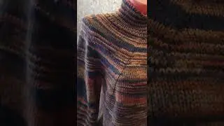 Свитер с нулевым регланом, спицами