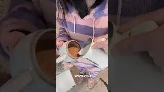 Coffee latte自学拉花 12/21 2021
