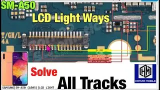 Samsung A50/SM-A505 Display Light iC Problem Solution.Samsung A50/SM-A505 LCD Light iC Ways Jumper📲✅