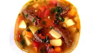 😍СУП  ГУЛЯШ С МЯСОМ РЕЦЕПТЫ🍎