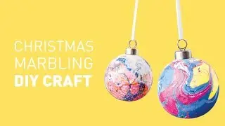 Marbled Christmas Baubles DIY Craft | Educational Experience