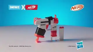 Nerf Fortnite Micro Tac SMG Mini Dart-Firing Blaster