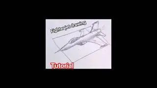 Fighter jet drawing 