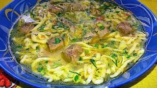 Delightful HAND-made EGG NOODLES!