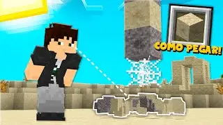 Como PEGAR AREIA e CASCALHO SUSPEITO no SURVIVAL! - Minecraft Hardcore 1.20
