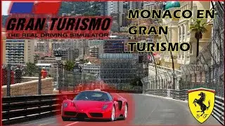 Dando una vuelta en Mónaco en un Enzo Ferrari (gran turismo PSP)