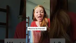 Want to be friends?