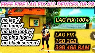(1.62.3)free fire lag fix 1gb ram | lag fix 2gb ram | new config file