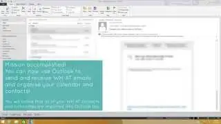 How to use your WH-AT email address with Outlook | Desktop App
