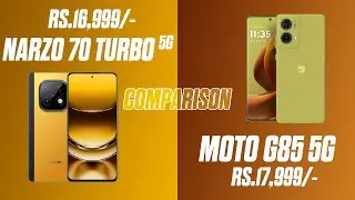 Realme Narzo 70 Turbo Vs Moto G85 5g Comparison | Dimensity 7300E Vs SD 6s Gen 3 | Which Best ? 🔥🔥