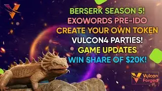 Blockchain Gaming News from Vulcan Forged & Elysium blockchain