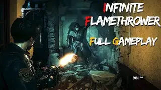 INFINITE FLAMETHROWER | Full Gameplay | HARDCORE | Resident Evil 2 REMAKE