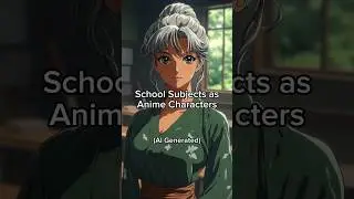 School Subjects as Anime Characters | Ai Generated