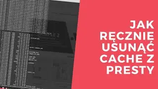 Jak ręcznie usunąć cache z Prestashop | Tutorial Prestashop #3