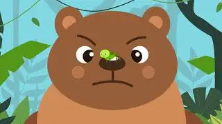 La batalla del grillo y el oso | Animación 2D